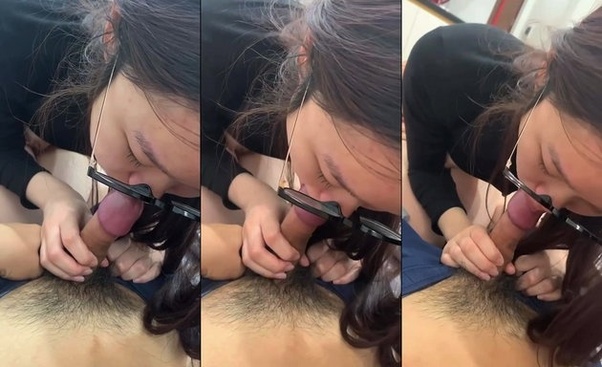 Cô sinh viên kính cận non tơ tập bú cu mà em mút như kẹo mút